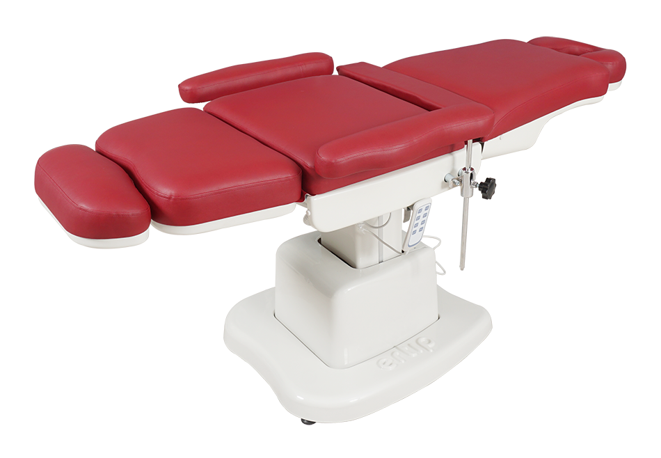 ELEGANCE Hair Transplant and Medical Aesthetic Chair (4 Motorized )Claret Red